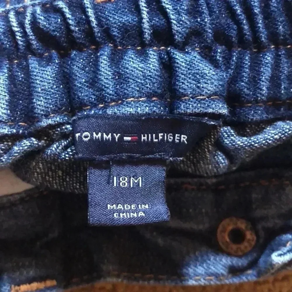 Tommy Hilfiger kids jeans 18M Elastic waist with zipper in one snap - Picture 5 of 6